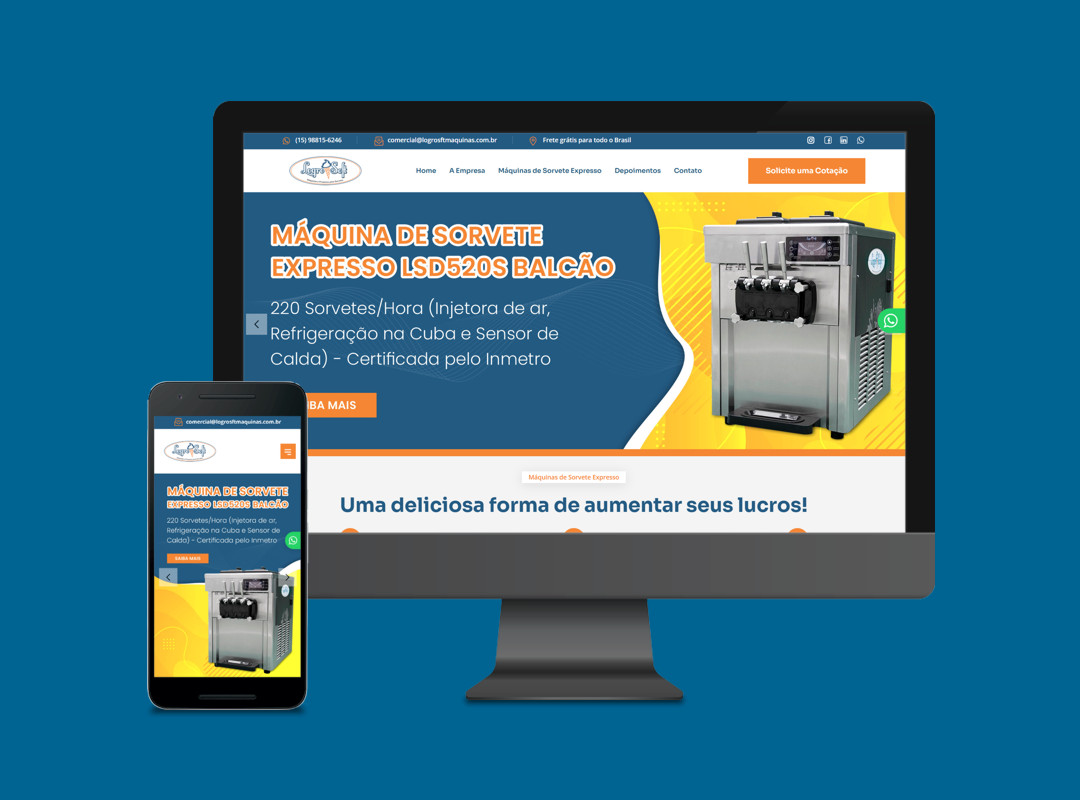 Logro Soft Mquinas de SorveteWebsites