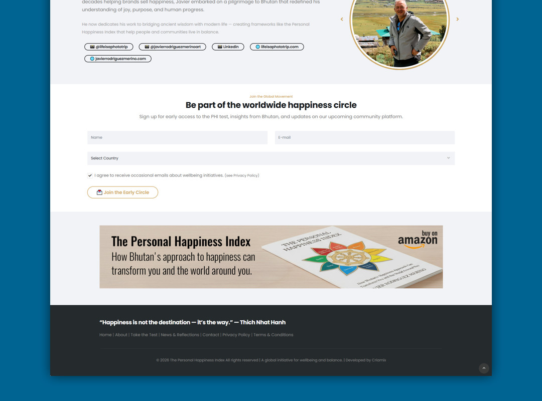 Personal Happiness IndexWebsites
